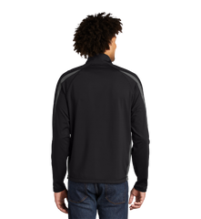 SPORT-TEK Custom Men's Sport-Wick Stretch 1/2-Zip Colorblock Pullover