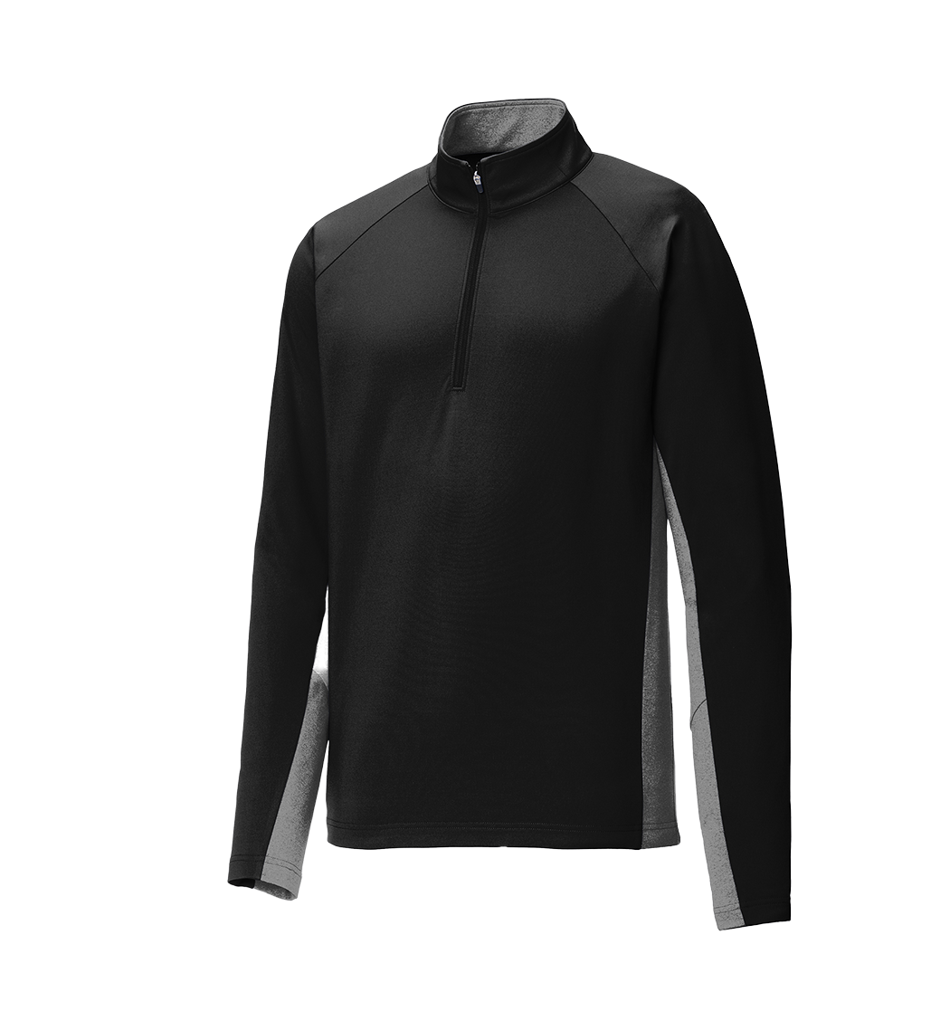 SPORT-TEK Custom Men's Sport-Wick Stretch Contrast 1/4-Zip Pullover