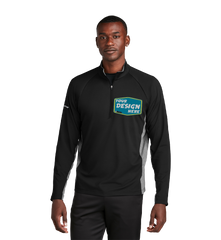 SPORT-TEK Custom Men's Sport-Wick Stretch Contrast 1/4-Zip Pullover