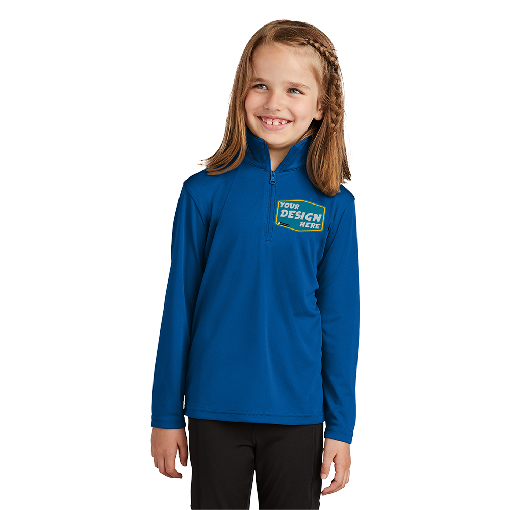 SPORT-TEK Custom Unisex  Youth PosiCharge  Competitor  1/4-Zip Pullover