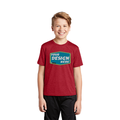 SPORT-TEK Custom Unisex Youth Heather Contender Tee