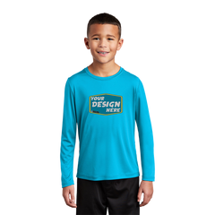 SPORT-TEK Custom Unisex  Youth Posi-UV Pro Long Sleeve Tee