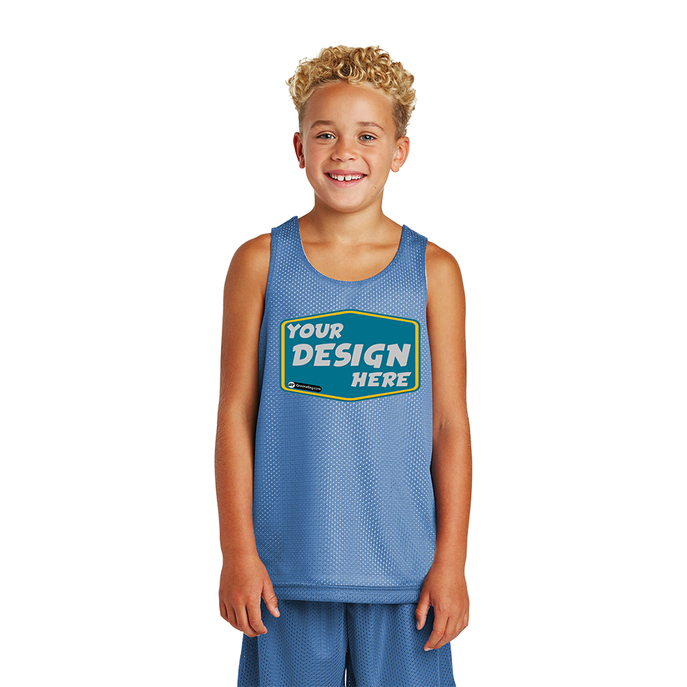 SPORT-TEK Custom Unisex Youth PosiCharge Classic Mesh Reversible Tank