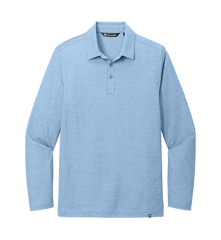 TRAVISMATHEW Custom Men's Oceanside Heather Long Sleeve Polo