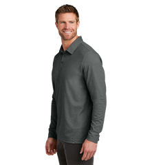 TRAVISMATHEW Custom Men's Oceanside Heather Long Sleeve Polo