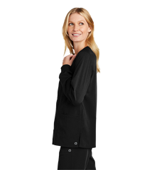 WINK Custom Women's Premiere Flex Full-Zip Scrub Jacket