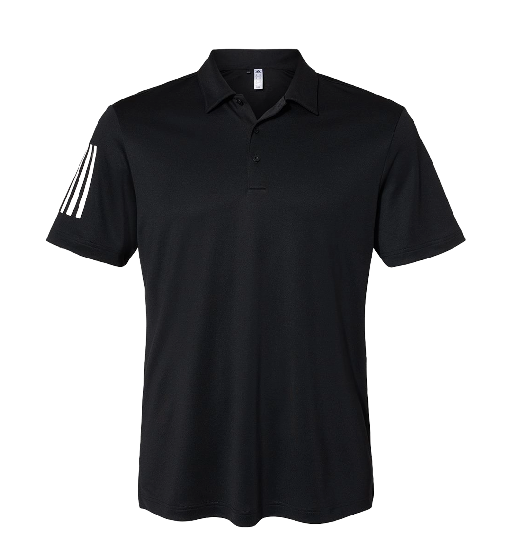 ADIDAS Custom Men's Floating 3-Stripes Polo