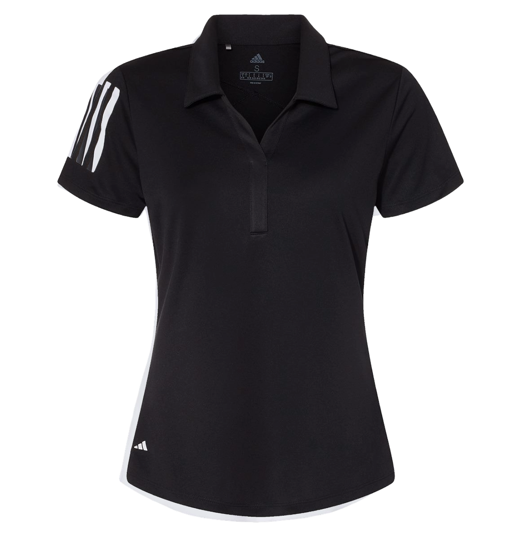 ADIDAS Custom Women's Floating 3-Stripes Polo