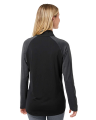 ADIDAS Custom Women's Stripe Block Quarter-Zip Pullover