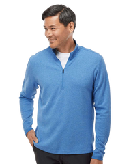 ADIDAS Custom Men's 3-Stripes Quarter-Zip Sweater