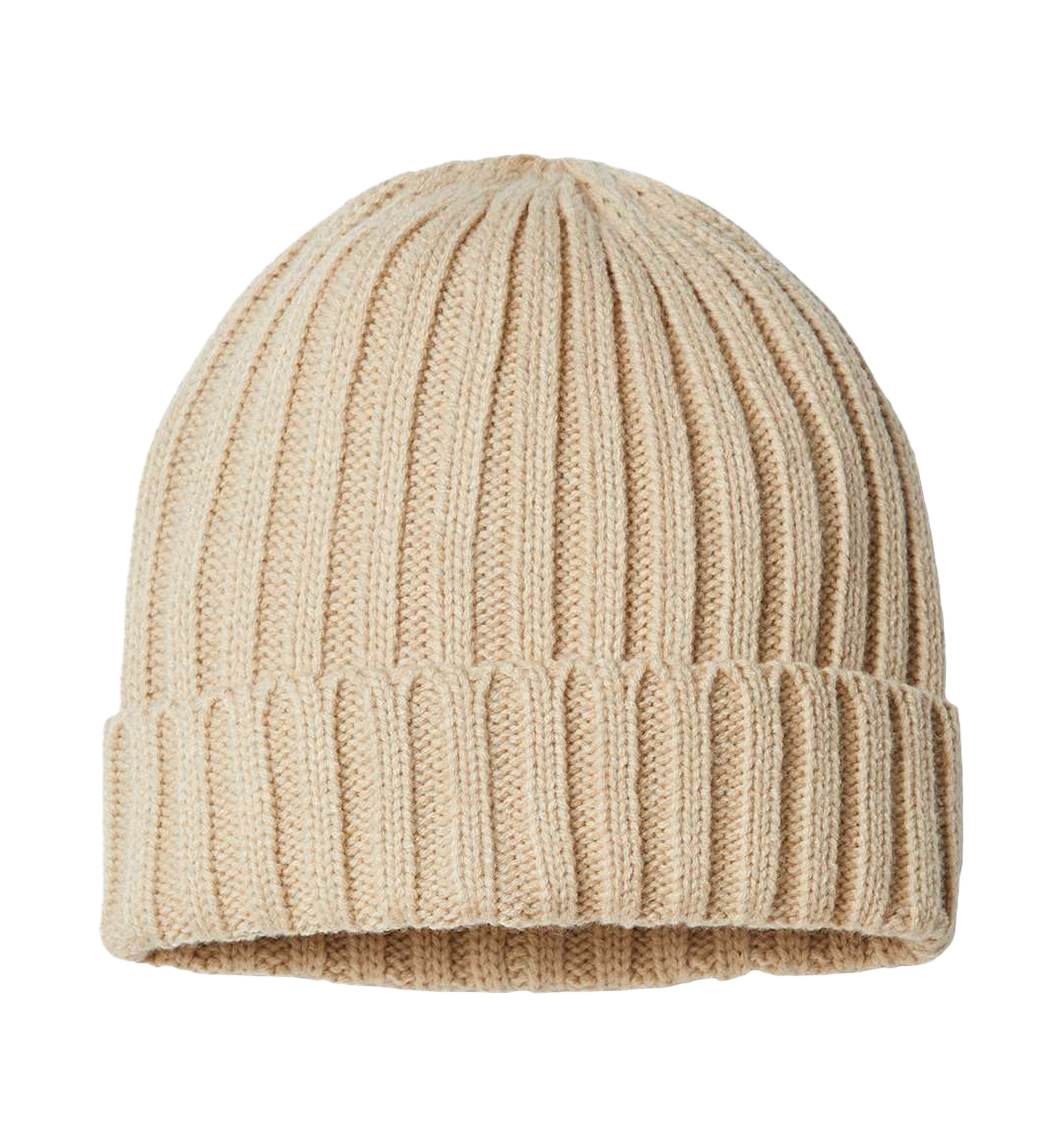 ATLANTIS HEADWEAR Custom Sustainable Cable Knit Cuffed Beanie