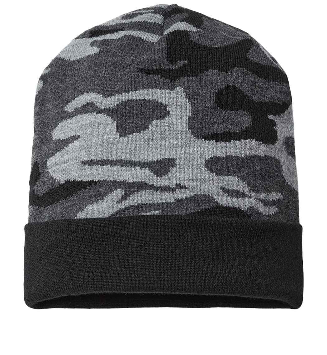 CAP AMERICA Custom Unisex USA-Made Camo Cuffed Beanie