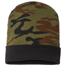 CAP AMERICA Custom Unisex USA-Made Camo Cuffed Beanie