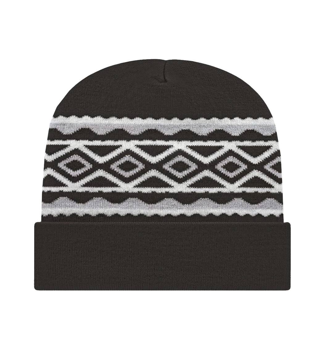 CAP AMERICA Custom Unisex USA- Made Diamond Cuffed Beanie