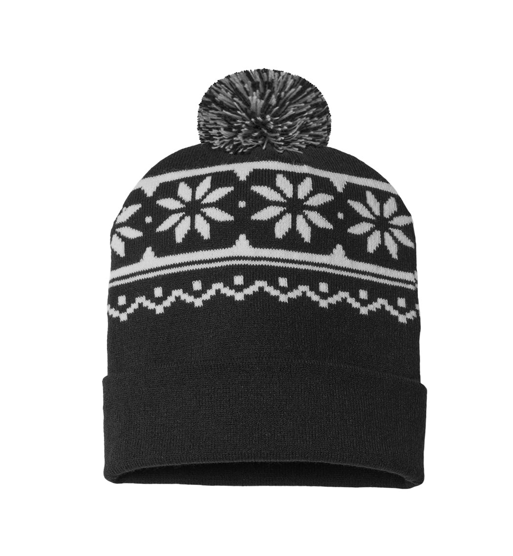 CAP AMERICA Custom Unisex USA-Made Snowflake Beanie