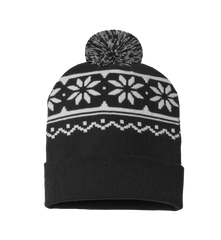 CAP AMERICA Custom Unisex USA-Made Snowflake Beanie