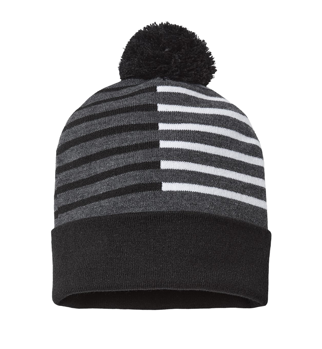 CAP AMERICA Custom Unisex USA-Made Half Color Beanie