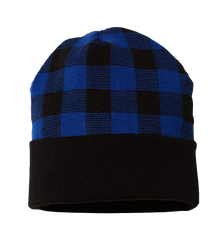 CAP AMERICA Custom Unisex USA-Made Plaid Beanie