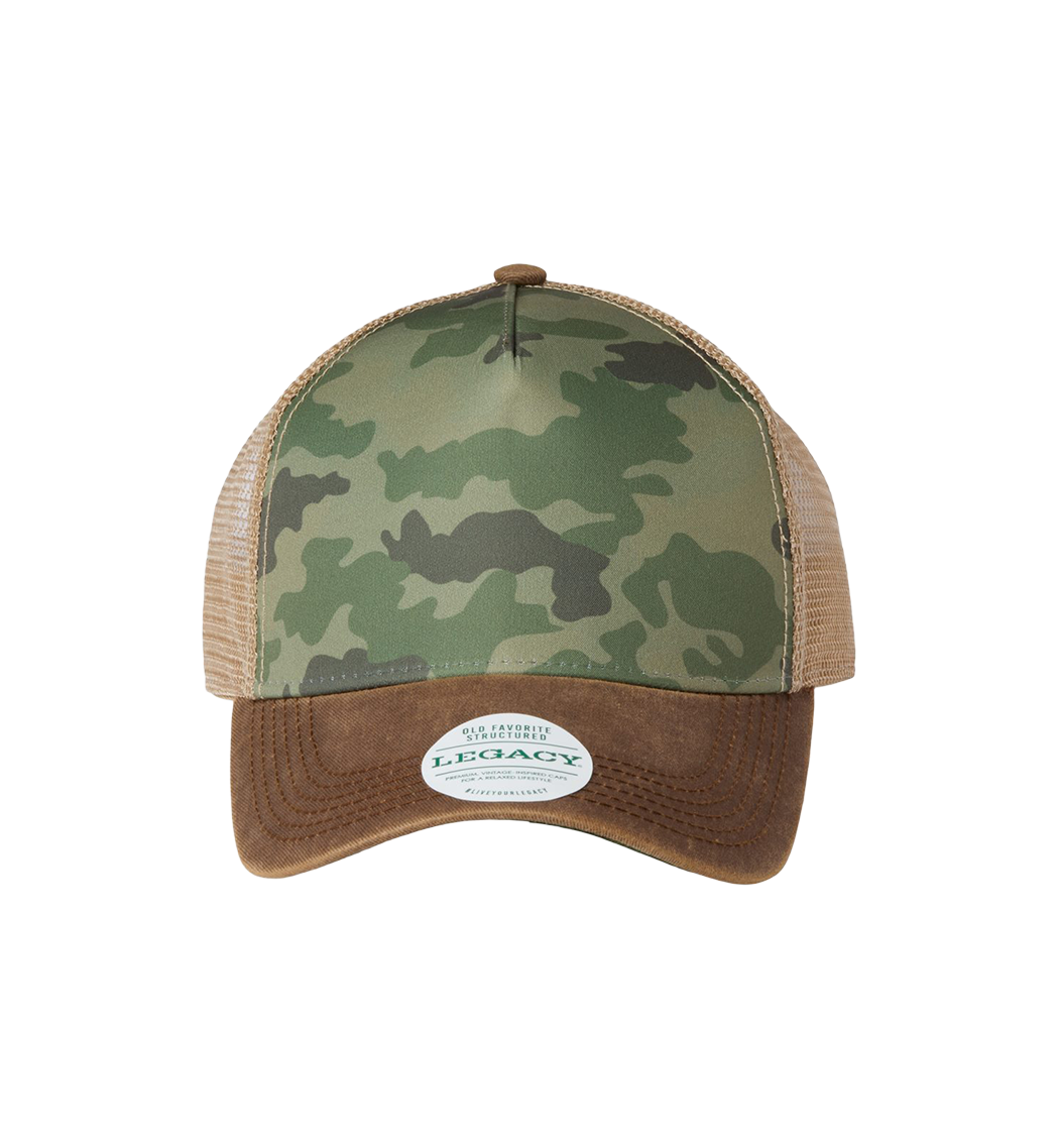 LEGACY Custom Unisex Old Favorite Five-Panel Trucker Cap