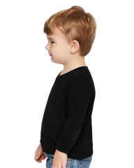 RABBIT SKINS Custom Toddler Cotton Jersey Long Sleeve Tee