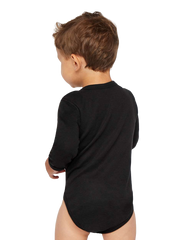 RABBIT SKINS Custom Infant Long Sleeve Baby Rib Bodysuit