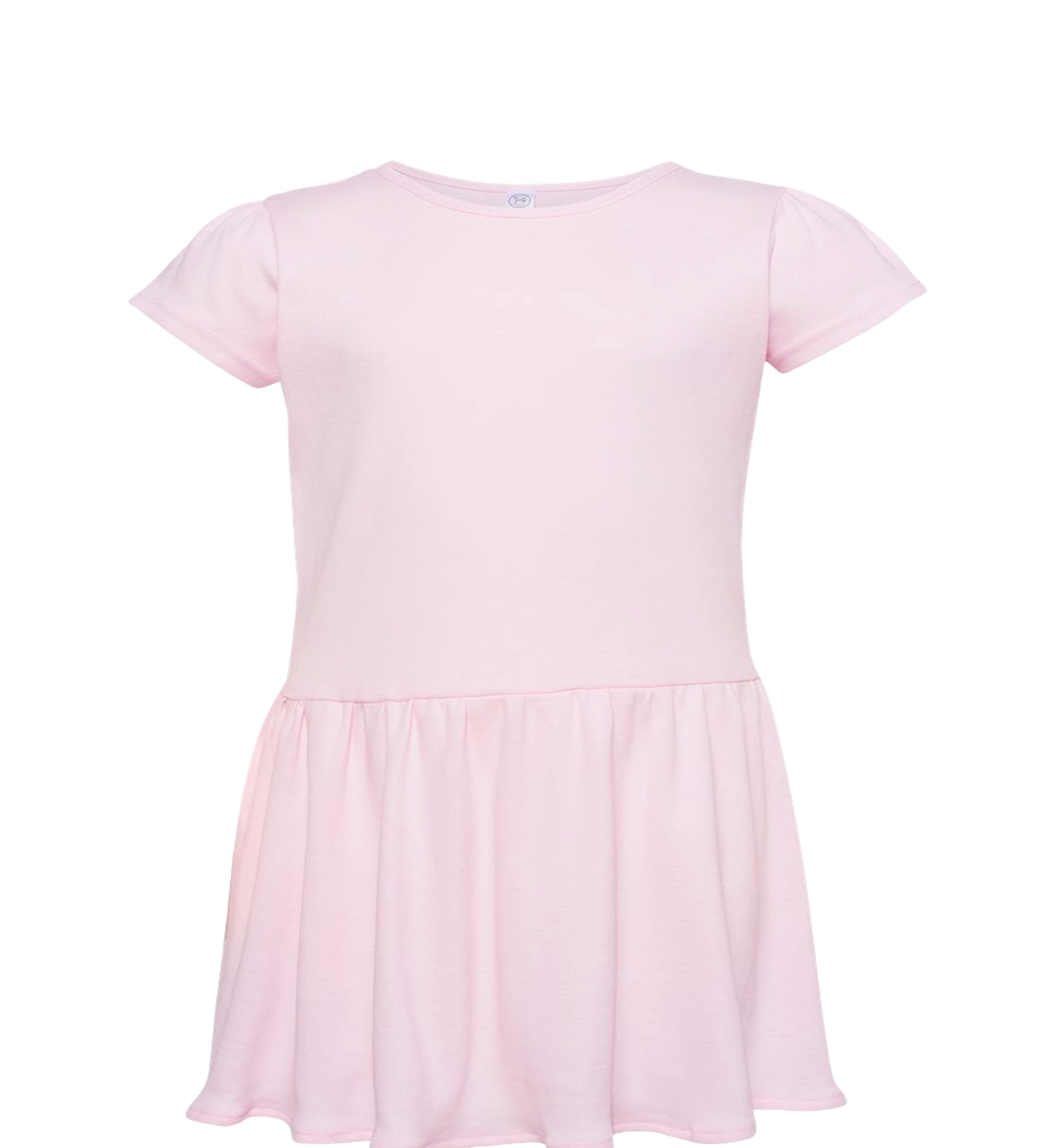 Hudson Baby Infant And Toddler Girl Cotton Short-Sleeve Dresses 2pk Spring Mix