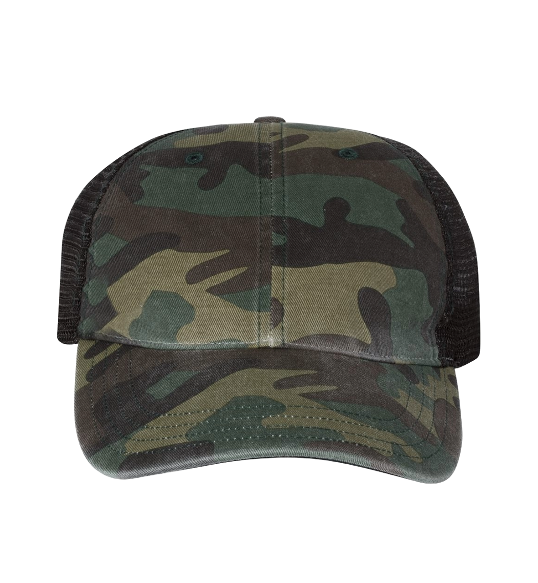 RICHARDSON Custom Unisex Garment Washed Printed Trucker Cap