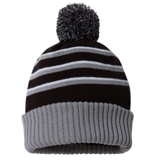 RICHARDSON Custom Unisex Stripe Pom Cuffed Beanie