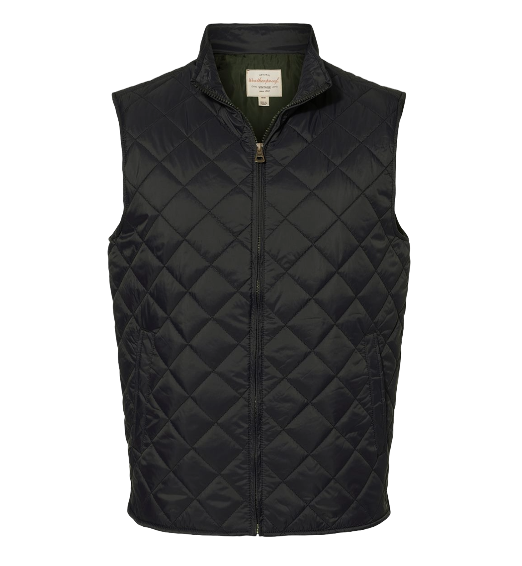 WEATHERPROOF Custom Men's Vintage Diamond Quilted Vest